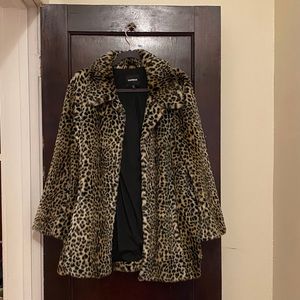 Cheetah faux fur Jacket